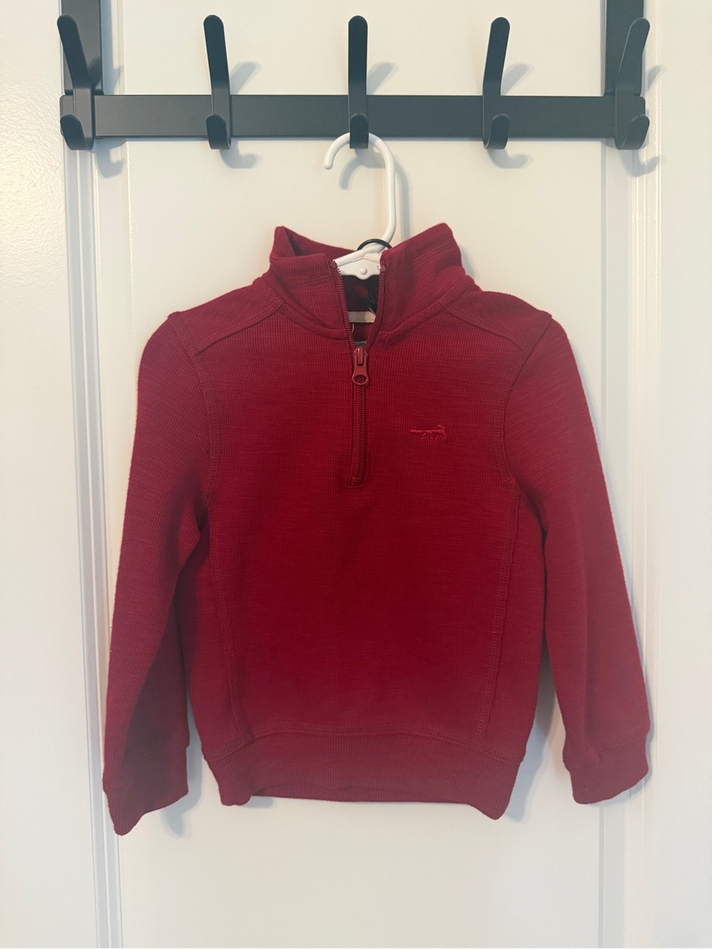 Class Club Kids Red Half-Zip Pullover Sweater